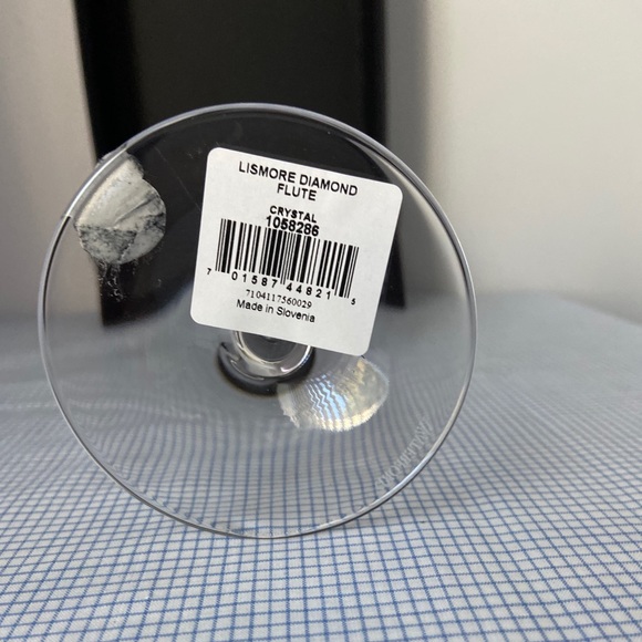 SOLD.  Waterford Crystal LISMORE DIAMOND toasting Champagne flute - Picture 9 of 11